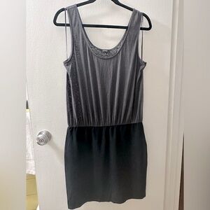Express Gray & Black Tank Dress Size M